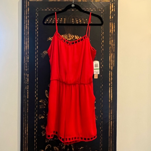 Takara red romper sz L large NWT - Picture 1 of 4